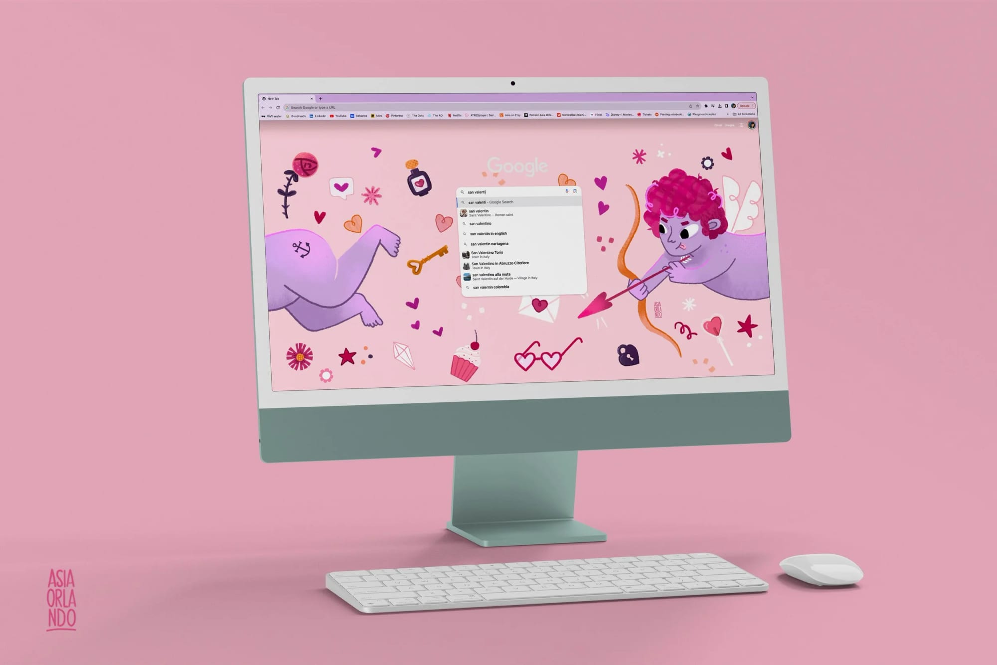 Cupid Chrome Theme