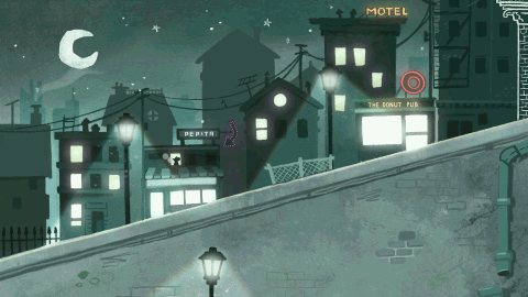 Spyson — animated cityscape